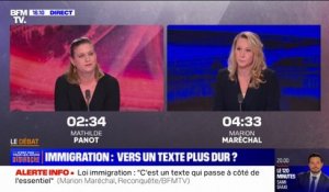 Immigration: "S'il n'y a pas de contrôle et de régulation, il y a un risque pour les Français", affirme Marion Maréchal