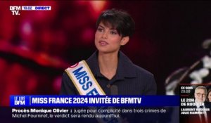 "Pour l'instant, je le vis super bien": Ève Gilles, Miss France 2024, s'exprime sur BFMTV