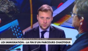 Alexandre Devecchio : «Emmanuel Macron ne va pas si mal s'en sortir parce que sa majorité n'est divisée que sur le point précis de l'immigration»