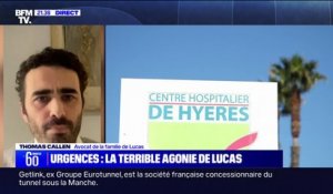 "Lucas a vécu un supplice hospitalier qui a duré 10 heures": L'avocat du jeune homme de 25 ans, mort aux urgences après de nombreux dysfonctionnements dans sa prise en charge, s'exprime sur BFMTV