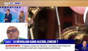 Réveillon sans alcool: "1 verre d'alcool ça demande à votre foie 2 heures pour être éliminé" indique Mickaël Naassila, président de la Société Française d'Alcoologie