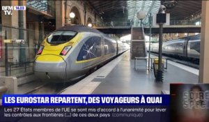 Eurostar: le trafic a repris mais des voyageurs sont toujours dans l'incertitude