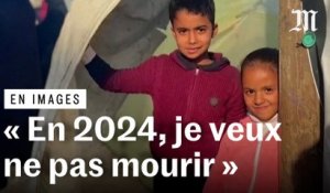« Ne pas mourir » : à Gaza, les vœux d’enfants pour 2024