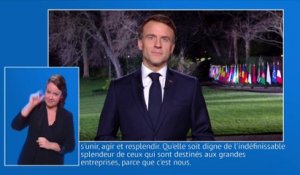 Allocution d'Emmanuel Macron : Les vœux du Président de la République aux Français pour 2024