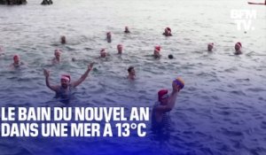Les images des baigneurs du Nouvel An à travers l'Europe