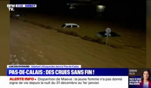 "On est confinés à l'étage, on ne peut plus sortir": Le témoignage de Lucas et Florine, habitants d'Esquerdes (Pas-de-Calais), confrontés à la montée des eaux