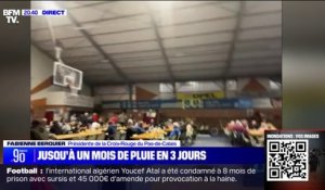 Crues dans le Pas-de-Calais: près de 80 sinistrés accueillis dans un gymnase de Blendecques