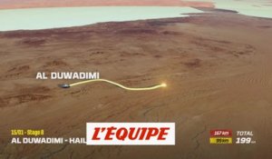 Le parcours de la huitième étape - Rallye raid - Dakar