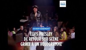 Elvis Presley  de retour sur scène, grâce à un hologramme