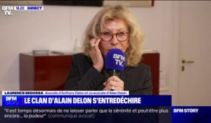 Affaire Delon: "Je trouve regrettable qu'Anouchka monte au créneau comme ça", affirme Laurence Bedossa (avocate d’Anthony Delon et co-avocate d’Alain Delon)