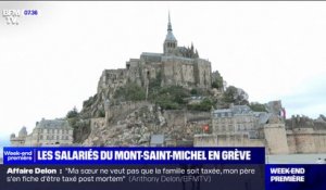 Les salariés du Mont-Saint-Michel en grève à cause du froid, de l'humidité et d'un nombre de marches trop important
