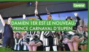 Damien 1er est le nouveau prince carnaval d'Eupen