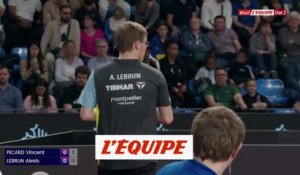Le replay du quart de finale d'Alexis Lebrun - Tennis de table - Championnats de France