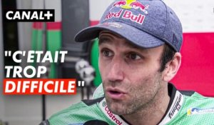 La réaction de Johann Zarco après le Grand Prix