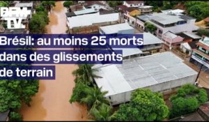 Des inondations et des glissements de terrain ont fait au moins 25 morts dans le sud-est du Brésil