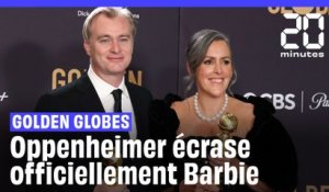 Golden Globe : Oppenheimer écrase Barbie en étant élu meilleur film dramatique