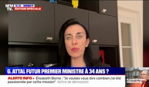 Changement de Premier ministre: "Si c'est [Gabriel Attal], il y aura un changement de forme, mais on ne voit pas arriver de changement de fond", estime Alexandra Masson (députée RN des Alpes-Maritimes)