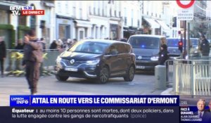 Gabriel Attal quitte l'Élysée après son déjeuner avec Emmanuel Macron