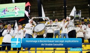 Hommage à Beckenbauer saccagé, explications de l'Arabie Saoudite