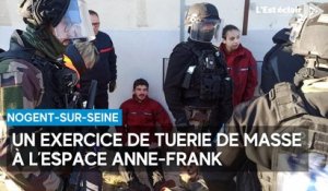 Un exercice de tuerie de masse à l’espace Anne-Frank de Nogent-sur-Seine