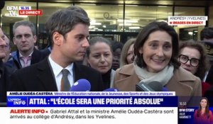 Amélie Oudéa-Castéra, ministre de l'Éducation nationale: "J'ai pu dire aux enfants la fierté qui est la mienne d'être à la tête de cette magnifique institution"nne