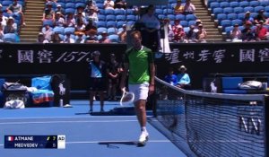 Terence Atmane - Daniil Medvedev - Les temps forts du match - Open d'Australie