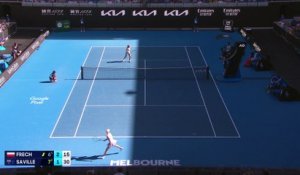 Magdalena Frech - Daria Saville - Les temps forts du match - Open d'Australie