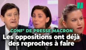 L’opposition a déjà deux griefs sur la conf’ de presse de Macron