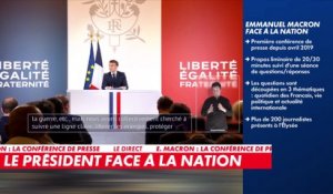Emmanuel Macron : «Au moment où je vous parle, nous sommes mieux armés qu'il y a six ans et demi»