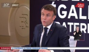 Pour Emmanuel Macron, le RN est “parti du transformisme” dont l’ambition est “un Frexit caché”
