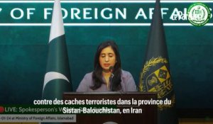 Le Pakistan annonce avoir frappé des « caches terroristes » en Iran