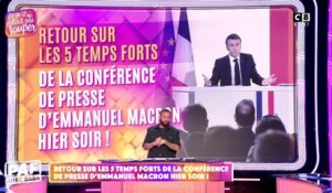 Retour sur les 5 temps forts de la Conférence de Presse d’Emmanuel Macron avec Gauthier Le Bret