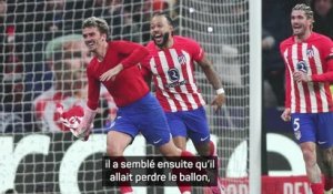 Atlético de Madrid - Simeone : "Griezmann, un footballeur magique"