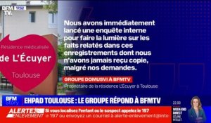 Soupçons de maltraitance dans un Ehpad à Toulouse: le groupe DomusVi affirme avoir lancé une enquête interne