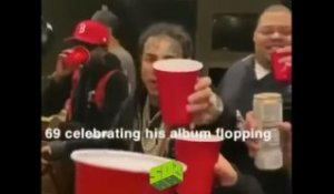 6ix9ine Celebrates His Album Flopping