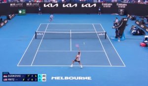 Open d'Australie - Djokovic évince Fritz et file en demies