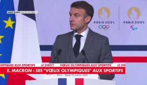 Emmanuel Macron : «Les sites olympiques seront livrés à l'heure»