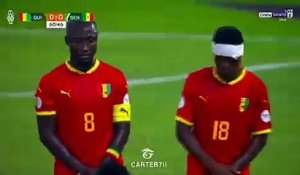 Sénégal-Guinée : Abdoulaye Seck ouvre le score d’un coup de tête