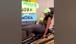 Ashanti’s Non-Stop Workout Goals Will Make You Sweat #shorts