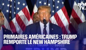 Primaires républicaines: Trump remporte le New Hampshire et fait un pas de plus vers l'investiture