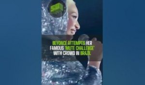 Beyoncé Attempts Her Famous 'Mute Challenge' With Crowd In Brazil