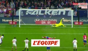 Le penalty manqué par Griezmann - Foot - ESP - Coupe