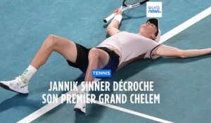 Open d'Australie : l'Italien Jannik Sinner remporte son premier titre du Grand Chelem