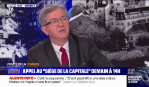 Blocages: "C'est peut-être une des crises finales de l'agriculture française", affirme Jean-Luc Mélenchon