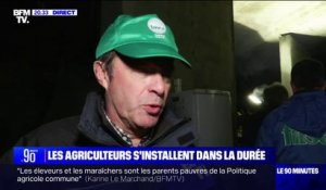 Mobilisation des agriculteurs "Ce qu'on voudrait, c'est une vision à long terme", explique Bertrand Petit (président de la FDSEA d'Eure-et-Loir)