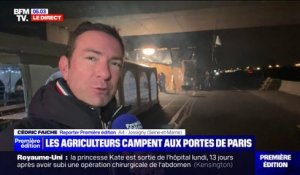 Seine-et-Marne: les agriculteurs campent aux portes de Paris