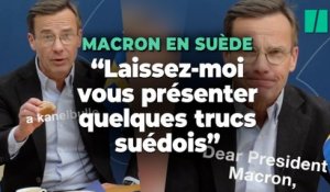 Les conseils (très drôles) du premier ministre suédois souhaitant la bienvenue à Macron