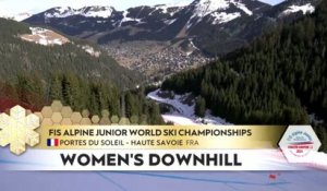 Le replay de la descente filles à Châtel - Ski alpin - Mondiaux juniors