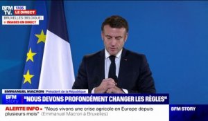 Egalim: "S'il faut modifier la loi (...), nous le ferons", assure Emmanuel Macron