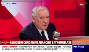 Affaire des assistants parlementaires du MoDem: Marielle de Sarnez "a vécu comme un chemin de croix cette mise en cause", affirme François Bayrou